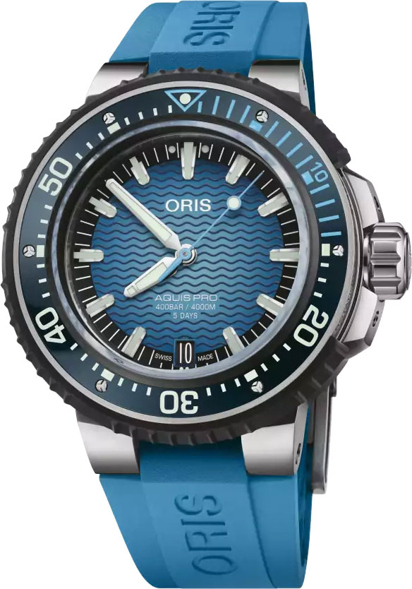 ORIS  Мужские швейцарские часы, автоматический механизм, титан, 49,5 мм